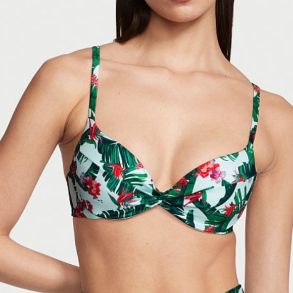 🍒NWT🍒 VS SWIM REMOVABLE PUSH UP BIKINI SET 36DD + M - Picture 2 of 9